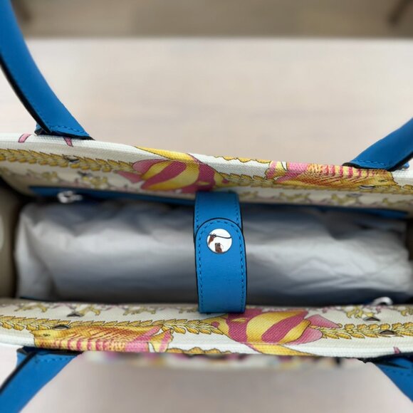 Versace Underwater Barocco La Medusa Large Tote Bag - Picture 11 of 11